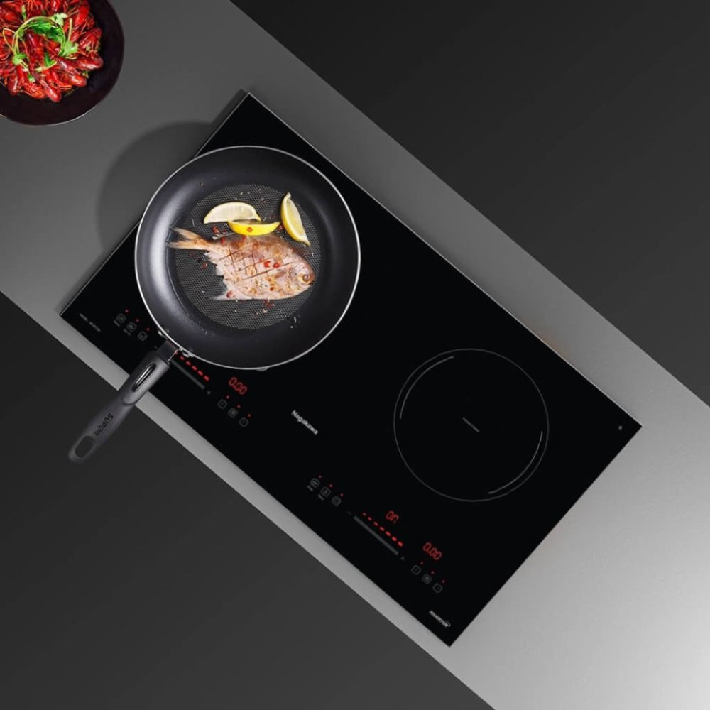 Bếp đôi hồng ngoại điện từ Nagakawa NK2F03M  - Hàng chính hãng