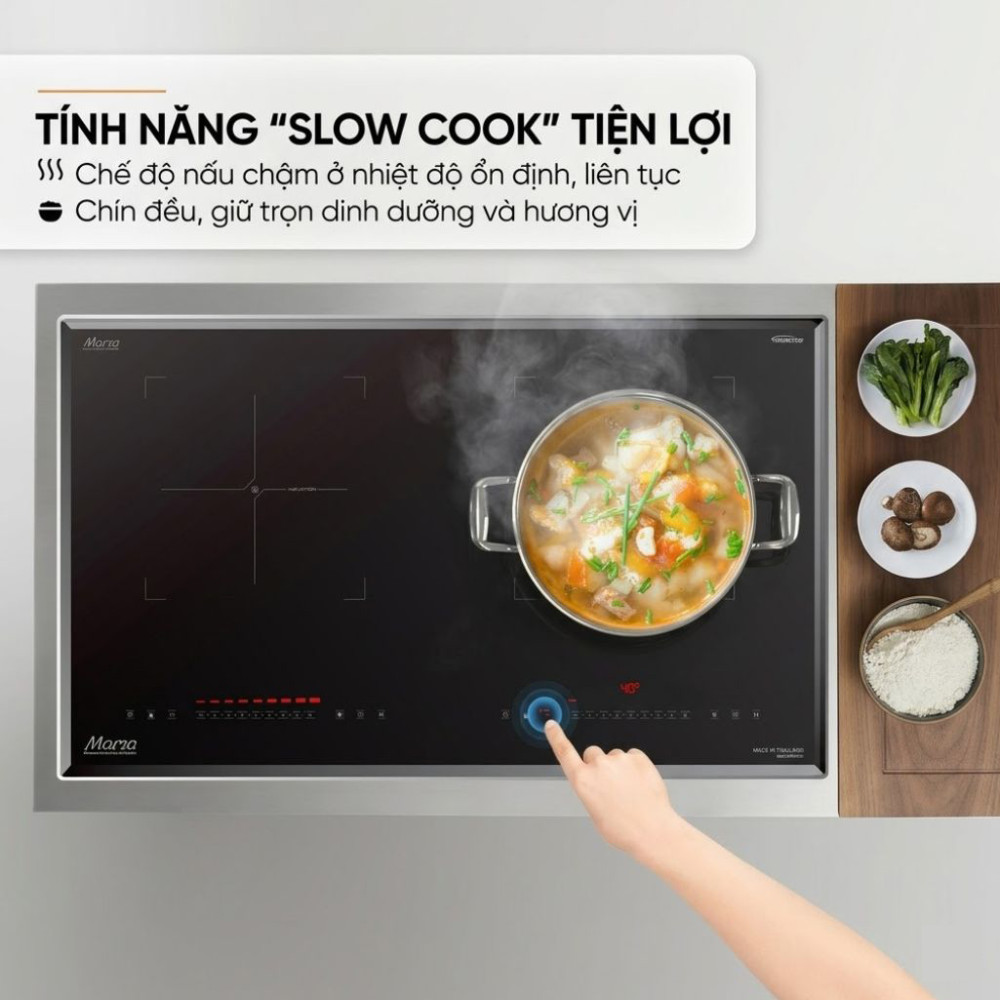 Bếp đôi hồng ngoại điện từ Sunhouse Mama MMB899EI - Hàng chính hãng