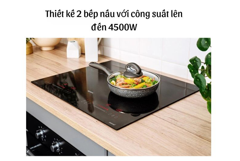 Trang bị 2 vùng nấu 1 từ và 1 hồng ngoại tiện dụng