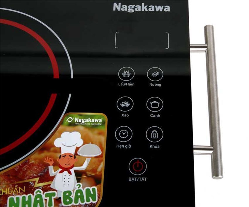 Bếp đơn hồng ngoại Nagakawa NAG0701 với bảng điều khiển cảm ứng