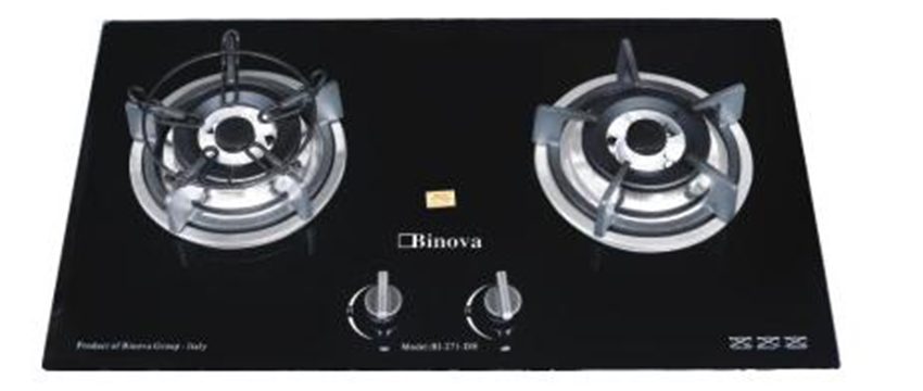 Bếp gas âm kính Binova BI-271-DH