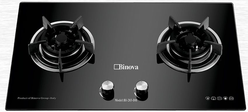 Bếp gas âm kính Binova BI-283-DH