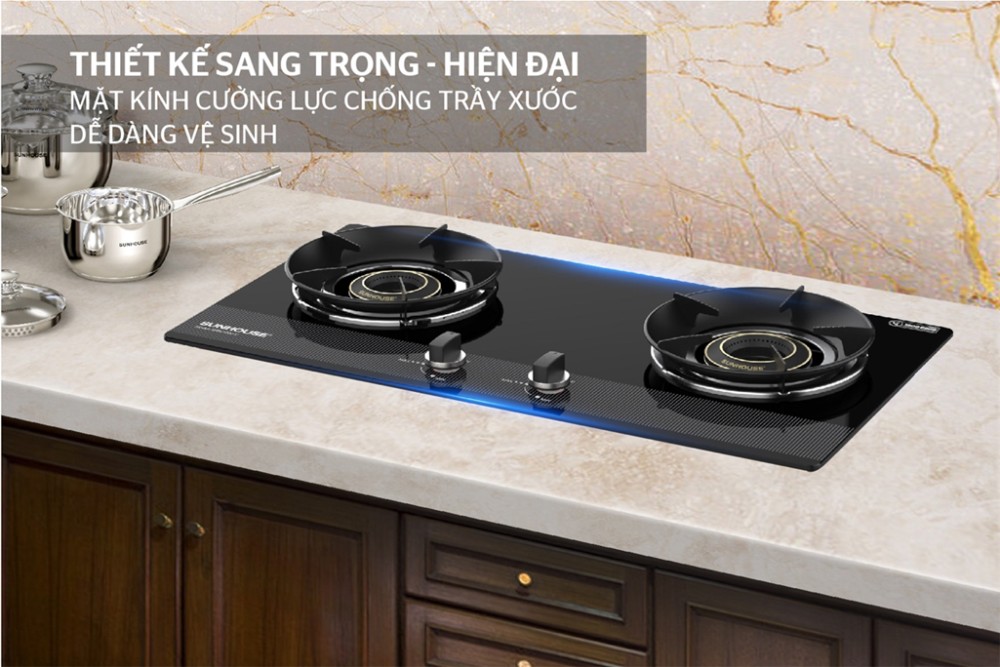 Bếp gas âm Sunhouse SHB61030-V - Hàng chính hãng