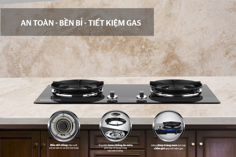 Bếp gas âm Sunhouse SHB61030-V - Hàng chính hãng