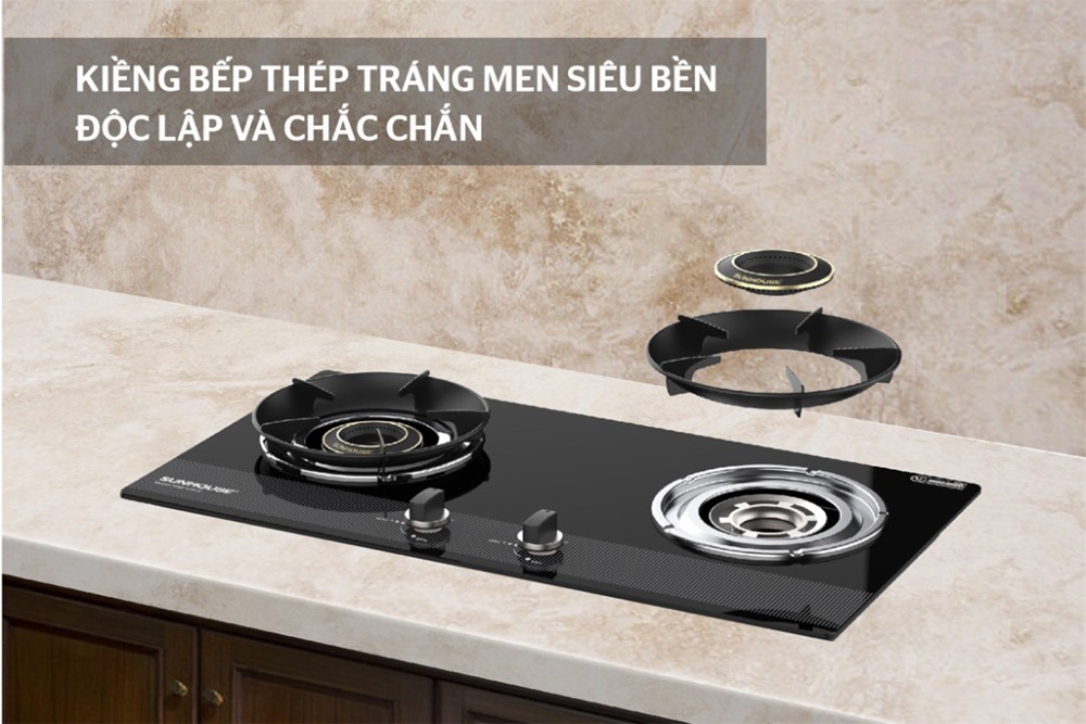 Bếp gas âm Sunhouse SHB61030-V - Hàng chính hãng