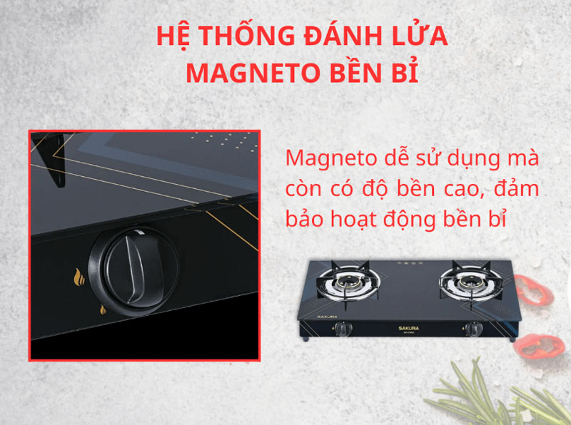 Hệ thống đánh lửa Magneto tuổi thọ cao