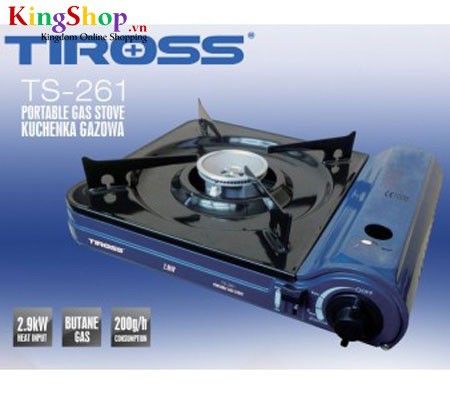 Bếp gas du lịch Tiross TS260 - Tiêu chuẩn Châu Âu