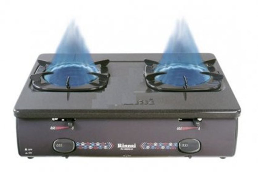 Ngọn lửa của bếp gas đôi Rinnai RV-5600G-I