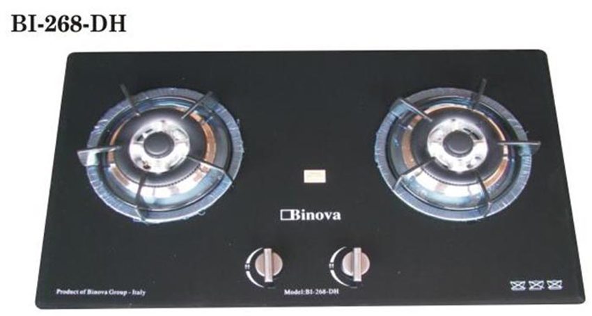 Bếp gas âm kính Binova BI-268-DH