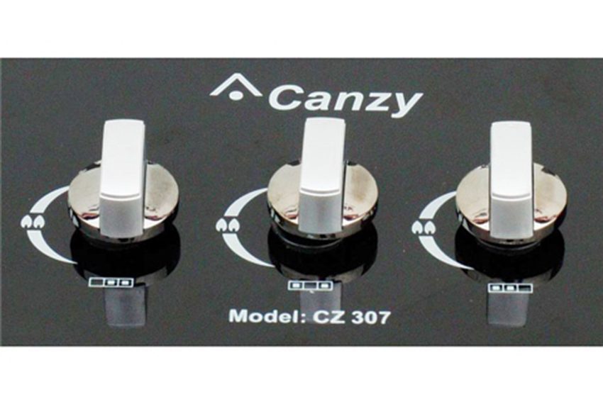 Nút điều khiển của bếp gas âm Canzy CZ-307