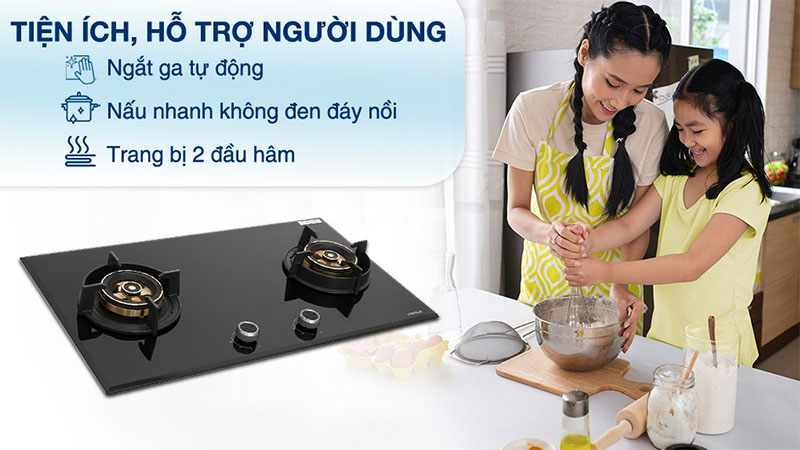 Tính năng an toàn của Bếp gas âm Hafele HC-G782B (538.66.507)