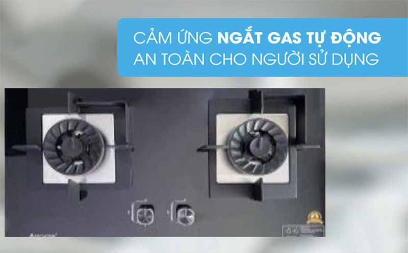 Chức năng cảm ứng tự động ngắt gas an toàn