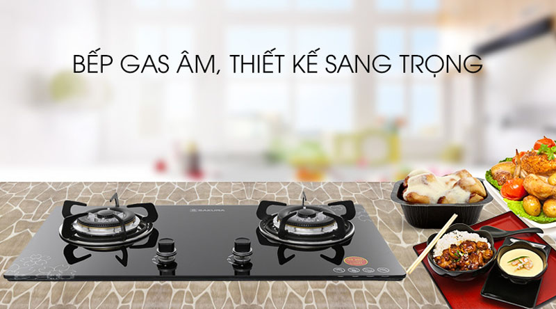 Thiết kế lắp âm bếp sang trọng, tiện dụng, tiết kiệm không gian