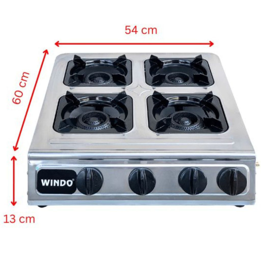 Bếp gas công nghiệp thấp áp Windo 414 - Hàng chính hãng