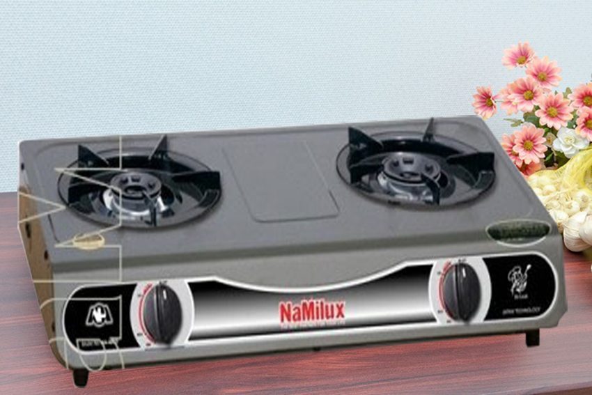 Thiết kế hiện đại của bếp gas đôi Namilux NA-681(2)DFM