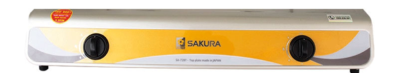 Núm xoay điêu khiển của bếp gas đôi Sakura SA-728T