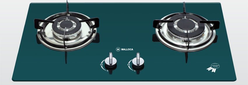 Bếp gas đôi âm kính Malloca AS 9102G