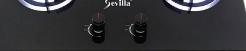 Bảng điều khiển của bếp gas đôi âm kính Sevilla SV-401