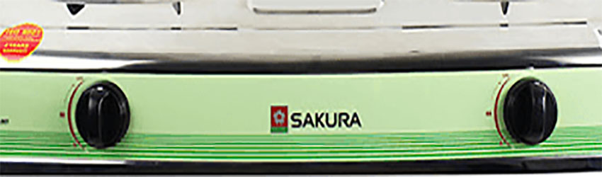 Bảng điều khiển của Bếp gas đôi dương Sakura SA-2172S