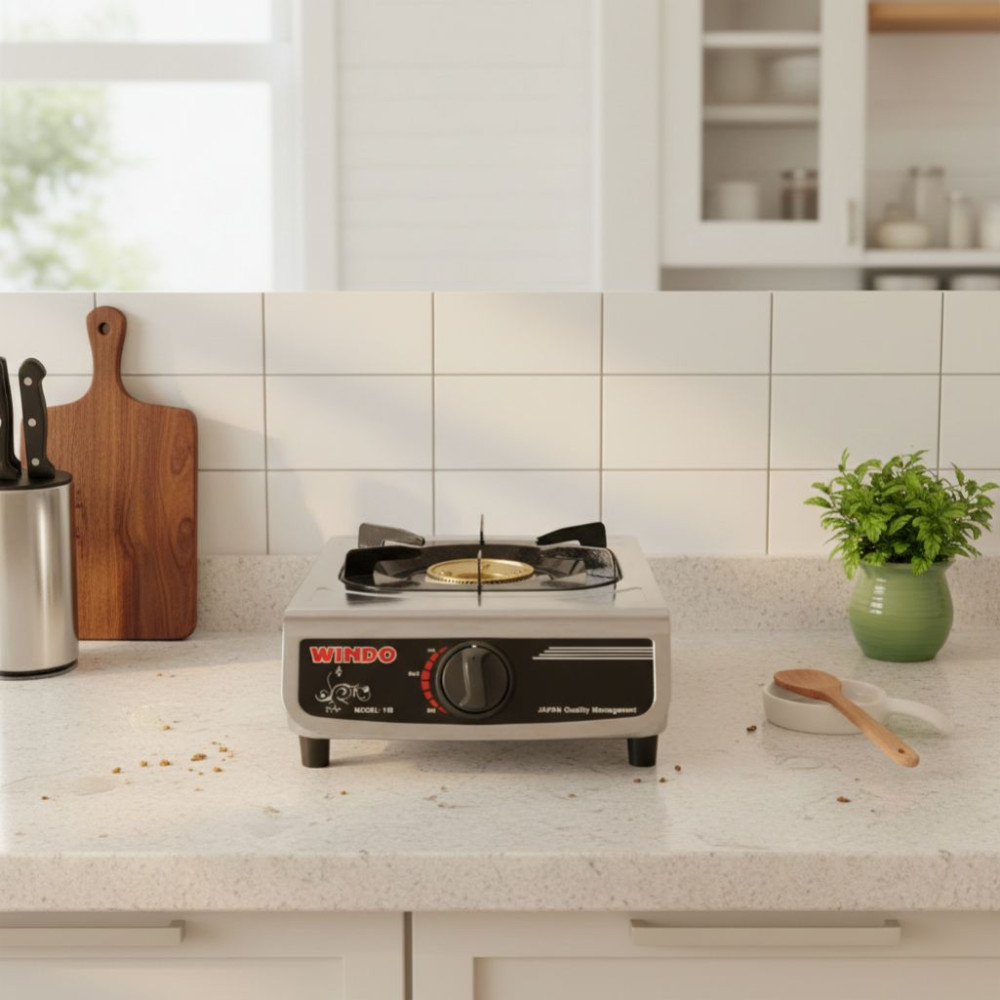 Bếp gas đơn mặt inox Windo 118GD - Hàng chính hãng