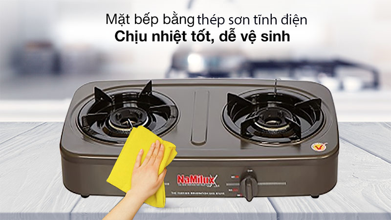 Chất liệu của Bếp gas dương đôi Namilux NA-590FM