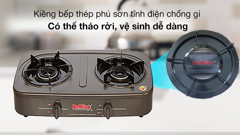 Kiềng của Bếp gas dương đôi Namilux NA-590FM