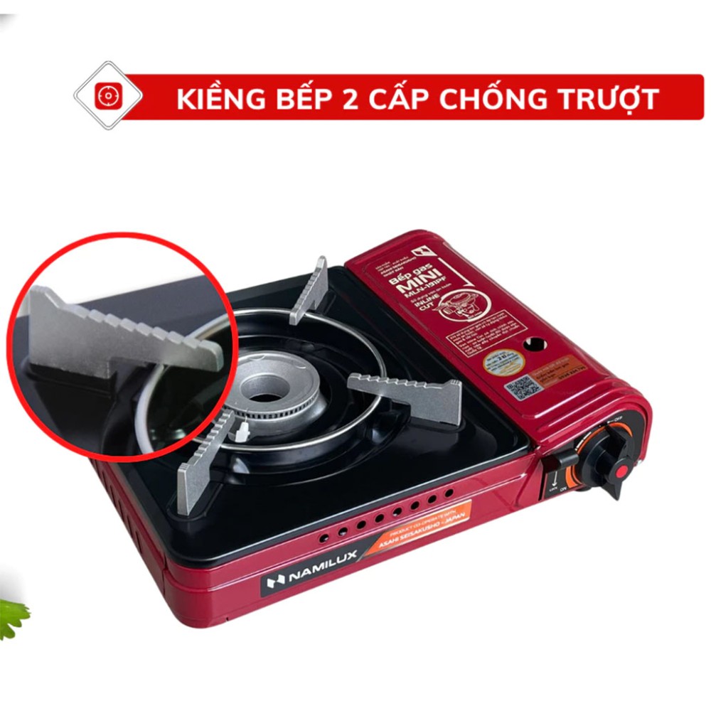 Bếp gas mini NaMilux MLN-191PF - Hàng chính hãng
