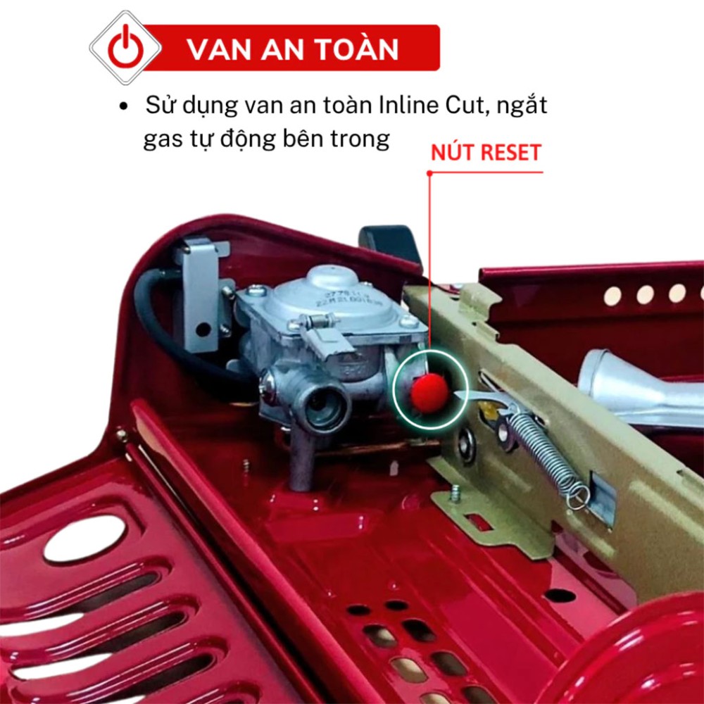 Bếp gas mini NaMilux MLN-191PF - Hàng chính hãng