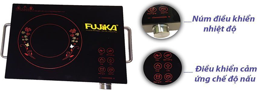 Bảng điều khiển của Bếp hồng ngoại Fujika SV-21