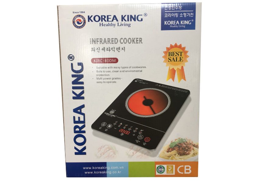 Quy cách đóng gói của Bếp hồng ngoại Korea King KIRC-80DM