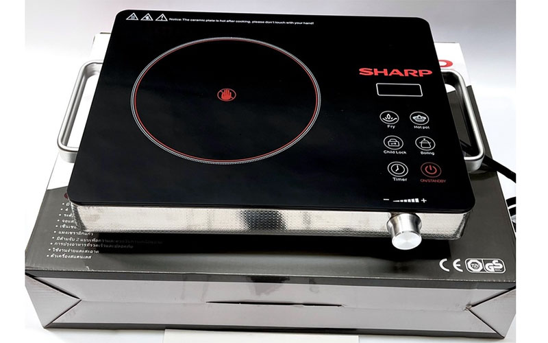 Bếp hồng ngoại cảm ứng đa năng Sharp KS-390D