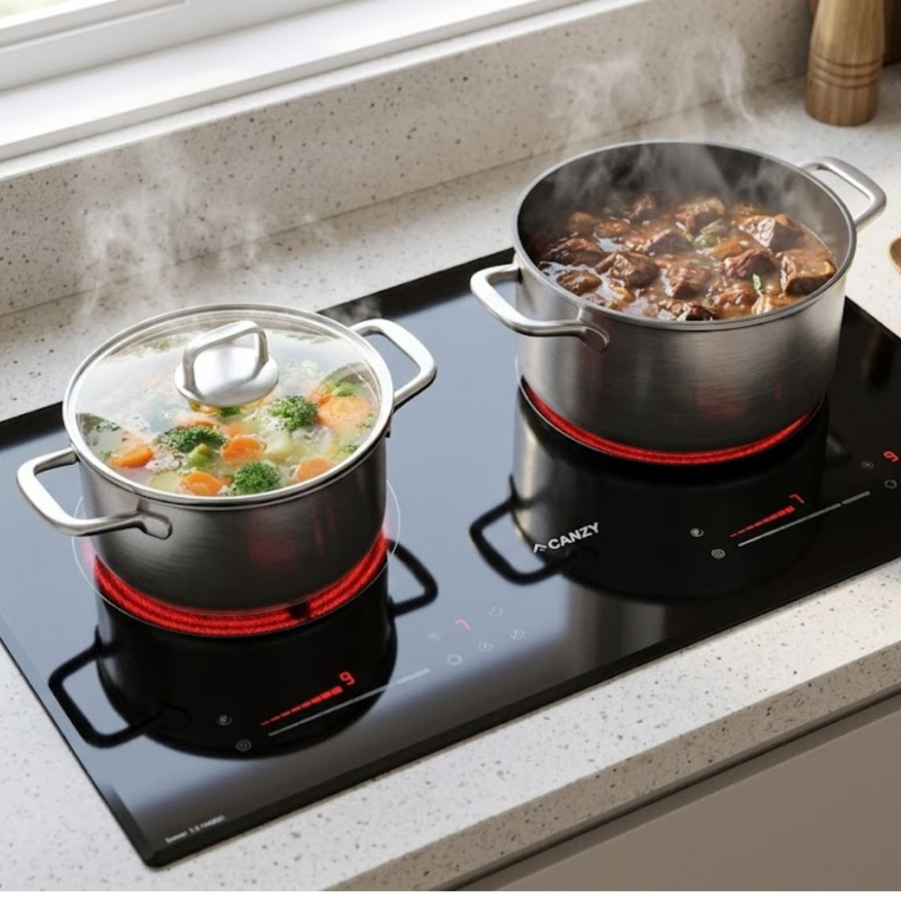 Bếp hồng ngoại đôi Canzy CZ-HN001 - Hàng chính hãng