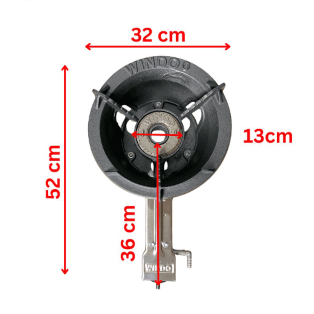 Bếp khè công nghiệp Windo 5A1TW - Hàng chính hãng