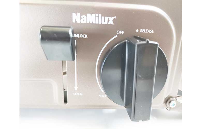 Điều khiển của Bếp lẩu chống gió Namilux GS2723PF
