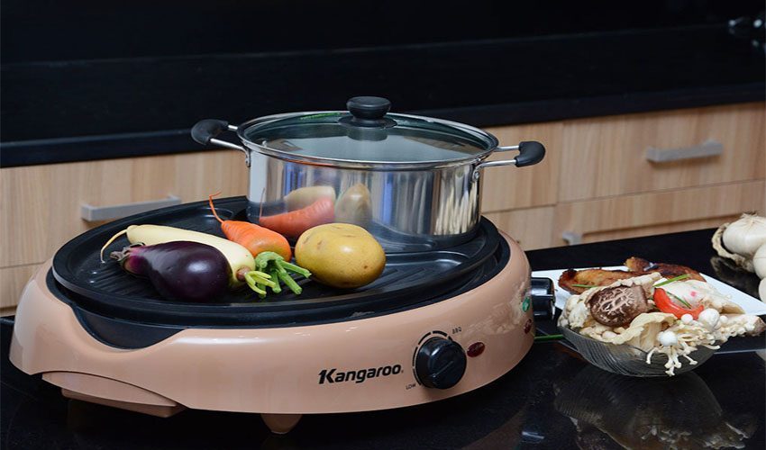 Ứng dụng của bếp lẩu nướng Kangaroo KG95N