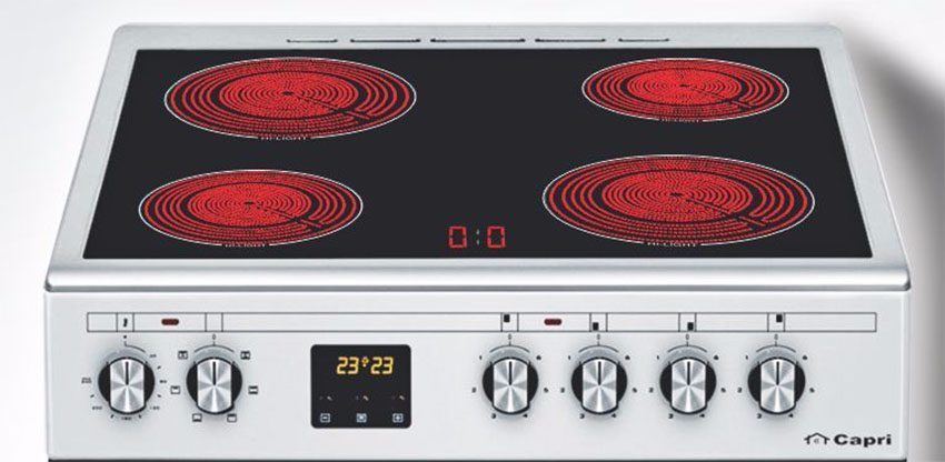 Bảng điều khiển của bếp liên hoàn Capri CR-508S