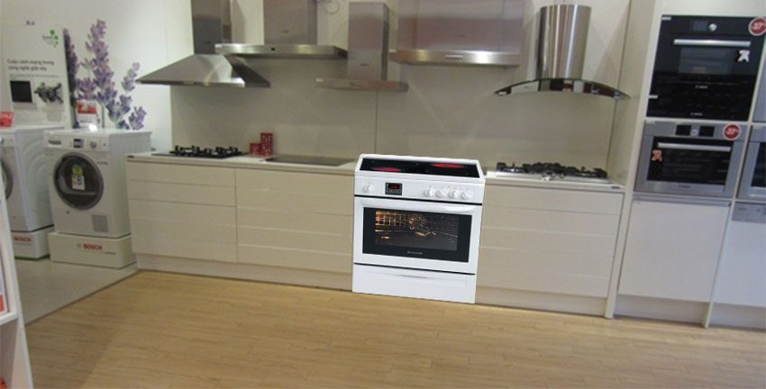 Thiết kế hiện đại, sang trọng của bếp liền lò Brandt KVP761W