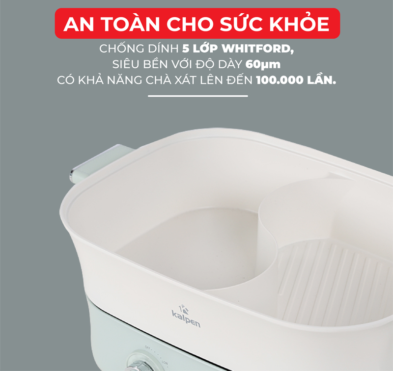 Chất liệu an toàn cho sức khỏe người sử dụng