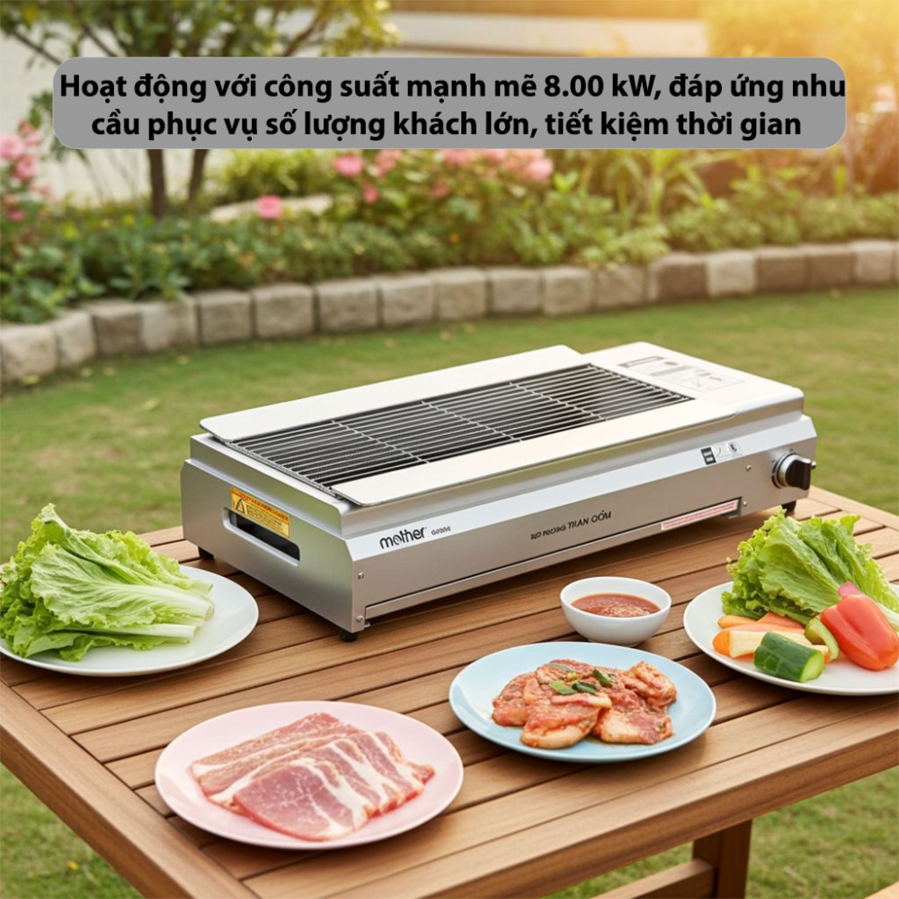 Bếp nướng than gốm NaMilux Mother GL900AS - Hàng chính hãng
