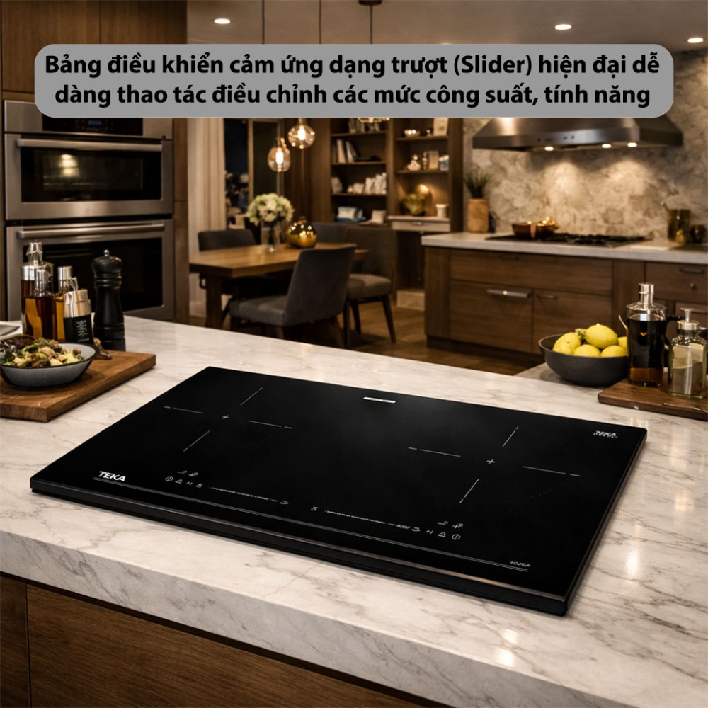 Bếp từ 2 vùng nấu Teka IZC-76220-SCG-BK - Hàng chính hãng