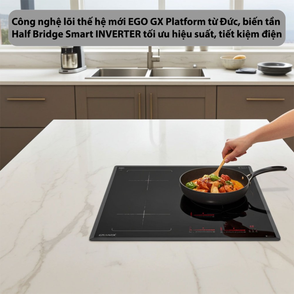 Bếp từ 3 vùng nấu GrandX GX-IH933G - Hàng chính hãng