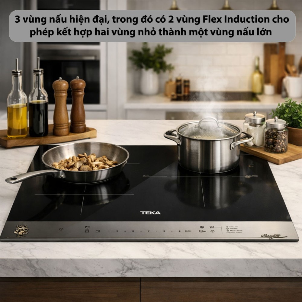 Bếp từ 3 vùng nấu Teka IBF-63-FST-VG - Hàng chính hãng