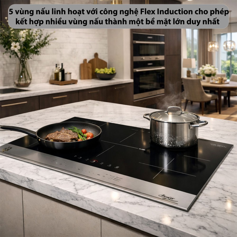 Bếp từ 5 vùng nấu Teka IBF-95-FST-VG - Hàng chính hãng
