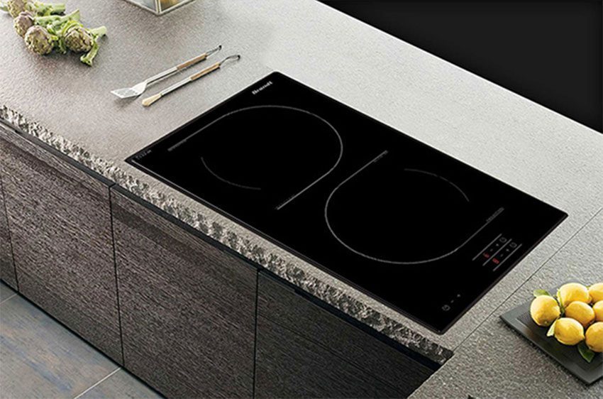Thiết kế lắp âm hiện đại của bếp từ Domino âm Brandt TI1000B