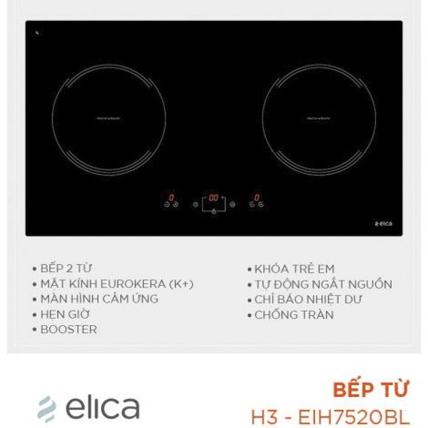 Chức năng của bếp từ Elica H3-EIH7520BL
