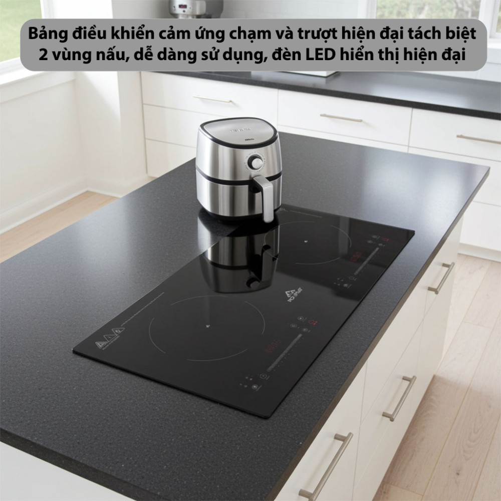 Bếp từ đôi Inverter Hòa Phát HPC-3D18H - Hàng chính hãng