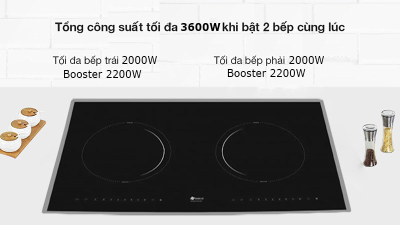 Công suất của Bếp từ đôi Arber AB-670