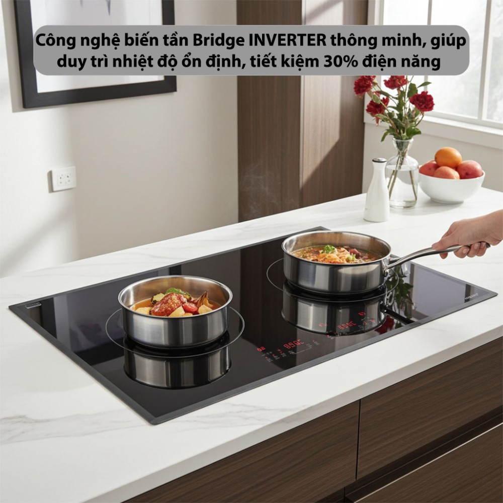 Bếp từ đôi GrandX GX-IH668SE - Hàng chính hãng