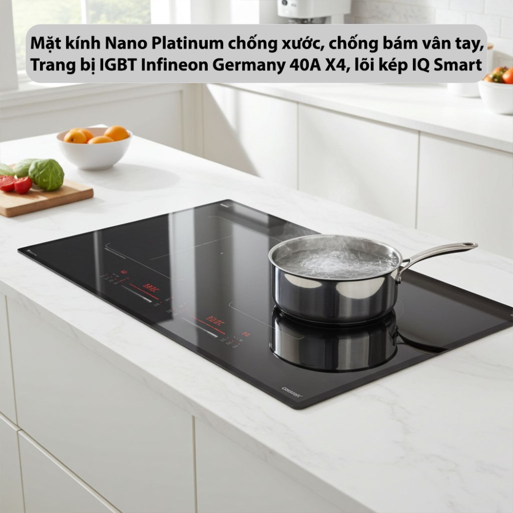 Bếp từ đôi GrandX GX-IH785TITAN - Hàng chính hãng