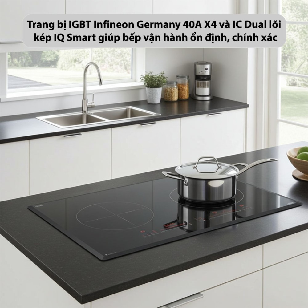 Bếp từ đôi GrandX GX-IH788LUX - Hàng chính hãng